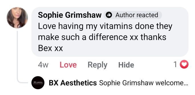 Vitamin B7 Review, Vitamin B Injections near me, BX Aesthetics Camberley, Frimley Vitamin Jabs, 